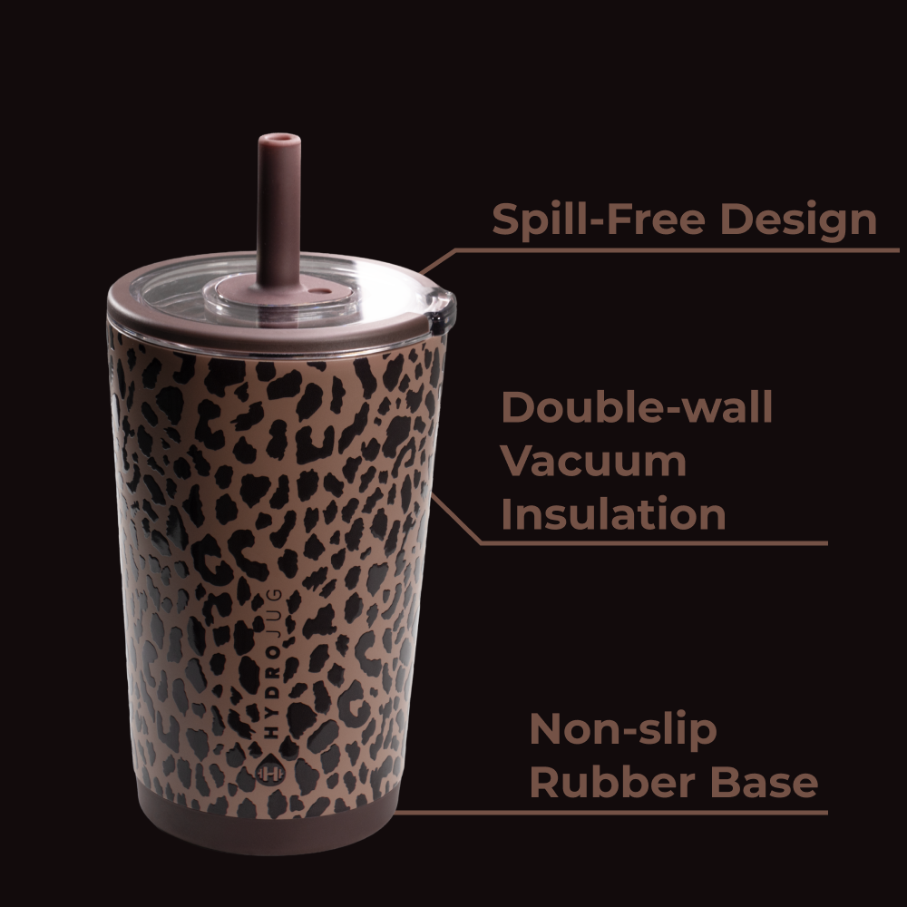Brown Leopard - Everyday Tumbler 14oz